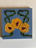 Antieke Jugendstil tegel Erwin Niemann, ca. 1900, Ophalen of Verzenden