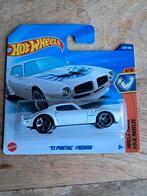 Hot Wheels 73 Pontiac Firebird wit nieuw in verpakking, Ophalen of Verzenden, Nieuw, Auto