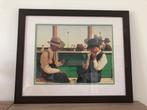 Jack Vettriano print in lijst, Antiek en Kunst, Ophalen of Verzenden