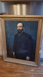 Schilderij portret man baard olie op doek goud houten lijst, Antiek en Kunst, Kunst | Schilderijen | Klassiek, Ophalen