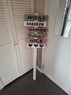 Geboorteborden j/m naar uw idee handgemaakt, Kinderen en Baby's, Kraamcadeaus en Geboorteborden, Info@rwhoutidee.nl, Nieuw, Ophalen of Verzenden