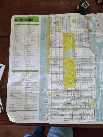 Crumpled city stadsplattegrond New York  beschikbaar voor biedingen