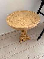 Tafeltje Aziatisch, Huis en Inrichting, Tafels | Bijzettafels, Overige materialen, Minder dan 55 cm, Gebruikt, Rond