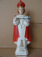Antiek porseleinen Jezusbeeld Kindje Jezus van Praag 20cm, Antiek en Kunst, Ophalen of Verzenden
