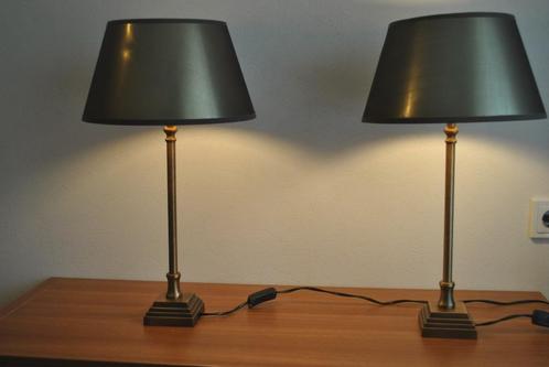 Tafellampen, schemerlampen, 2 stuks, klassiek, 53 cm hoog, Huis en Inrichting, Lampen | Tafellampen, Gebruikt, 50 tot 75 cm, Ophalen of Verzenden