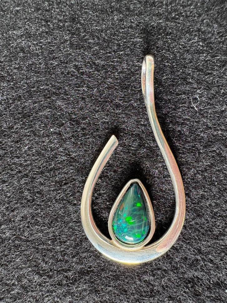 opaal sieraden, Sieraden, Tassen en Uiterlijk, Kettingen, Nieuw, Steen of Mineraal, Groen, Met edelsteen, Ophalen of Verzenden