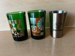 Borrelglaasjes Set van 3 jagermeister, Ophalen of Verzenden, Gebruikt, Borrel- of Shotglas
