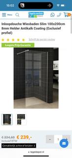 Inloopdouche Wiesbaden Slim 100x200cm, Ophalen, Nieuw, Met douche