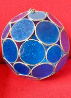 Prachtige oude blauwe glazen bol., Antiek en Kunst, Antiek | Glas en Kristal, Ophalen