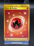 Gold Basic Fire Energy - Pokémon Obsidian Flames - #230 OBF, Ophalen of Verzenden, Nieuw, Losse kaart, Foil
