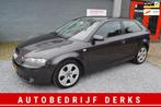 Audi A3 2.0 FSI Ambition AUT Airco S-line Lage Km Stand, Auto's, 4 cilinders, Leder en Stof, Origineel Nederlands, Bedrijf