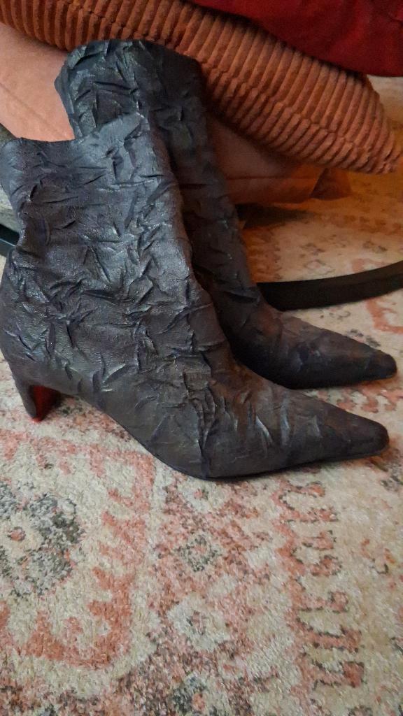 Jan Jansen laarsjes, Kleding | Dames, Schoenen, Zo goed als nieuw, Lage of Enkellaarzen, Zwart, Ophalen of Verzenden