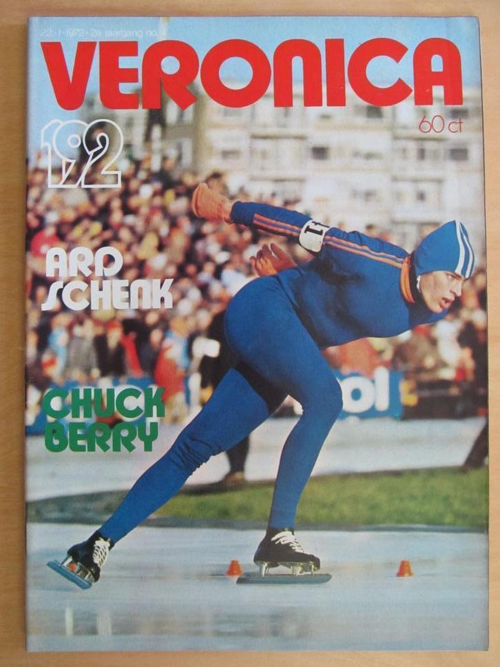 Veronica 1972 Chuck Berry Isaac Hayes Gertie Wildeboer Sonja, Verzamelen, Tijdschriften, Kranten en Knipsels, Tijdschrift, Nederland