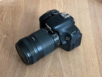 Canon EOS 600D + 18-135mm lens - Perfecte Starterset! beschikbaar voor biedingen