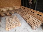 Loungeset van pallets, Zo goed als nieuw, Ophalen