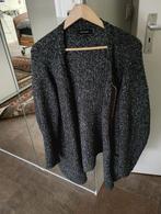 Donker Blauw Gemêleerd Lang Vest Maat 44, Ophalen of Verzenden, Zo goed als nieuw, Maat 42/44 (L), Blauw