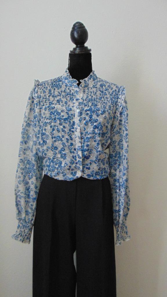 Nukus Blouse in blauw maat XL, Kleding | Dames, Blouses en Tunieken, Zo goed als nieuw, Maat 42/44 (L), Blauw, Ophalen of Verzenden