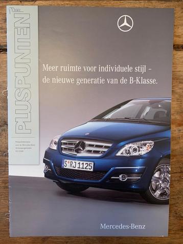 Productinformatiebrochure Mercedes-Benz B-klasse W245 2008 beschikbaar voor biedingen
