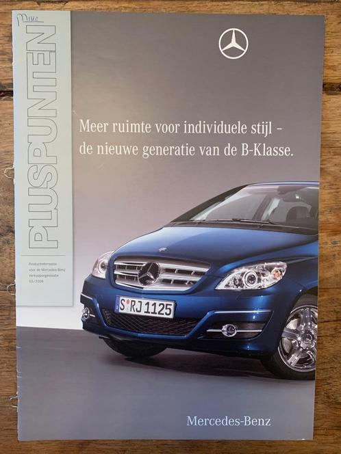 Productinformatiebrochure Mercedes-Benz B-klasse W245 2008, Boeken, Auto's | Folders en Tijdschriften, Zo goed als nieuw, Mercedes