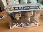 Funko Pop! Star Wars Han Solo & Princess Leia 2-Pack, Ophalen of Verzenden, Nieuw