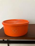 Vintage Tupperware Koektrommel Oranje, Huis en Inrichting, Keuken | Tupperware, Ophalen of Verzenden, Gebruikt, Oranje, Bus of Trommel