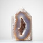 Natuurlijke agaat geode punt, Ophalen of Verzenden, Mineraal