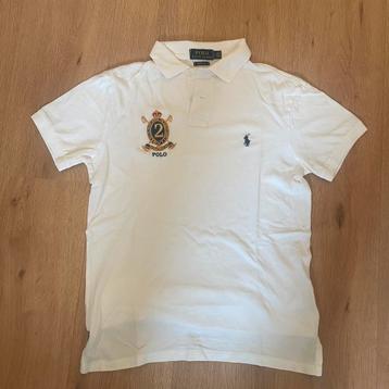Polo Ralph Lauren Custom Fit – Wit – Maat S beschikbaar voor biedingen