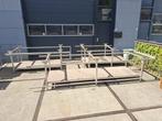 Te koop alu frames t.b.v. werkbank of werktafels zonder blad, Ophalen, Gebruikt, 120 tot 170 cm
