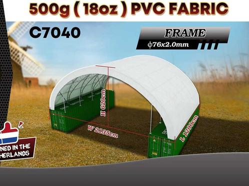2025 Rhino-Cross-Shelter C7040 - 12x21,35x6,2 m Opslagtent /, Zakelijke goederen, Machines en Bouw | Keten en Containers