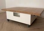 Salontafel, 100 tot 150 cm, Eikenhout, Zo goed als nieuw, Minder dan 50 cm