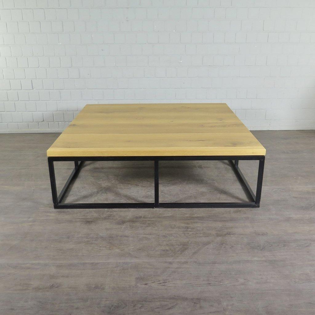 22652 Salontafel Eiken 1,50 m x 1,50 m, Ophalen, Vierkant, Nieuw, 100 tot 150 cm
