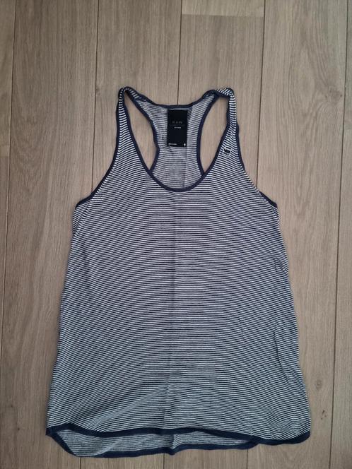 G-star correctline singlet top shirt mt s zgan, Kleding | Dames, Tops, Zo goed als nieuw, Maat 36 (S), Blauw, Zonder mouw, Ophalen of Verzenden