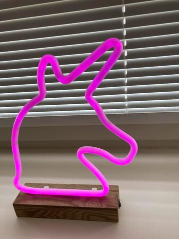 Roze Eenhoorn Neon Lamp beschikbaar voor biedingen
