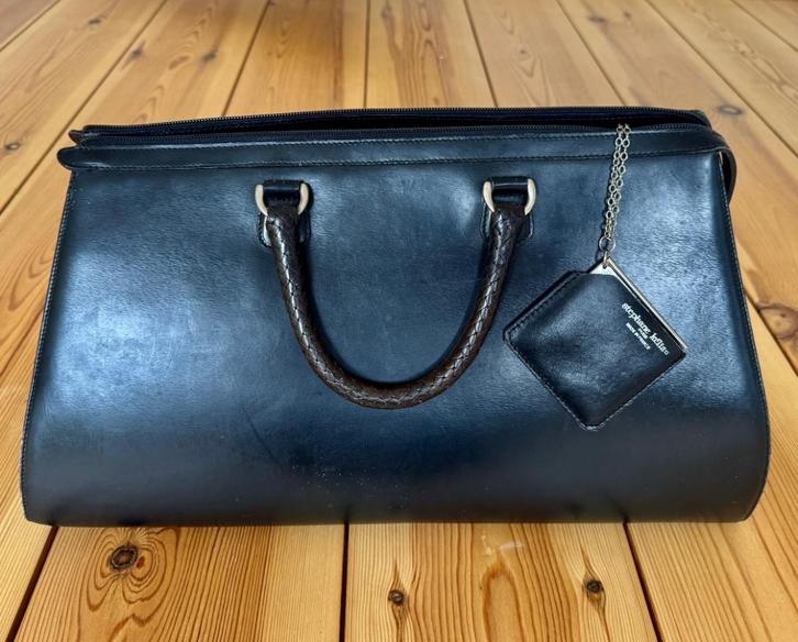 Stephane Kélian vintage designer tas / handtas - Zwart leer, Sieraden, Tassen en Uiterlijk, Tassen | Damestassen, Gebruikt, Handtas