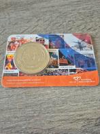 10 jaar koningsdag penning in coincard, Ophalen of Verzenden, Koningin Beatrix, Euro's