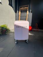 Roze Suitsuit trolley / handbagage koffer, Gebruikt, 50 tot 60 cm, Hard kunststof, Ophalen of Verzenden