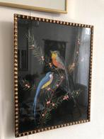 Vintage Schilderij met Vogels, Antiek en Kunst, Kunst | Schilderijen | Klassiek, Ophalen
