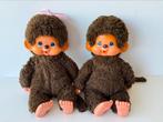 Knuffel aap jongen en meisje 45 cm (XL) / Monchhichi / 1974, Ophalen of Verzenden, Gebruikt, Overige typen