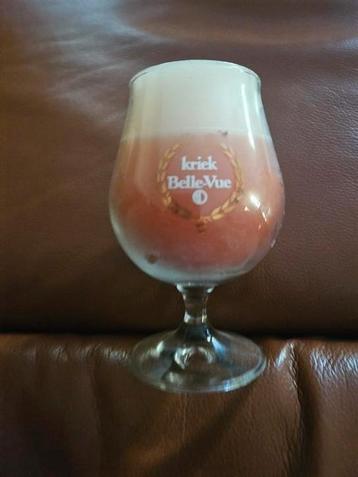 Nieuwe kaars in normaal bierglas Kriek Belle-Vue beschikbaar voor biedingen