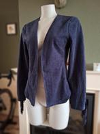 Drole de Copine blauw suèdine jasje L | Gratis verz in NL, Kleding | Dames, Jasjes, Kostuums en Pakken, Maat 42/44 (L), Zo goed als nieuw
