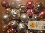 Kerstballen, roze, champagne, zilver, koper, Diversen, Kerst, Ophalen of Verzenden, Nieuw