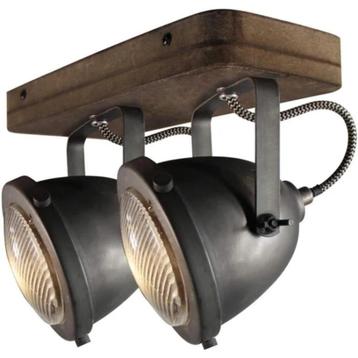 Freelight Woody Spotlamp - 2-lichts GU10 - Zwart beschikbaar voor biedingen
