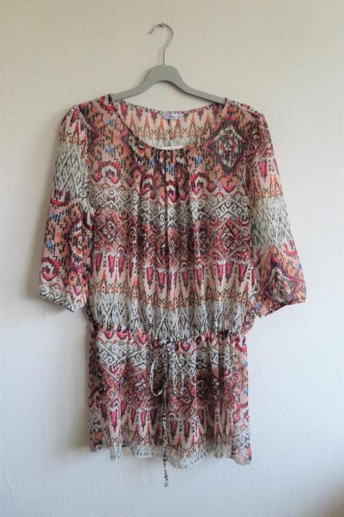 Tuniek Roze / Perzik Miss Etam mt XL *Nieuw* (2977), Kleding | Dames, Blouses en Tunieken, Nieuw, Maat 46/48 (XL) of groter, Roze