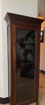 Houten Vitrinekast Troubadour Amstelveen, Ophalen, 50 tot 100 cm, Zo goed als nieuw, 150 tot 200 cm
