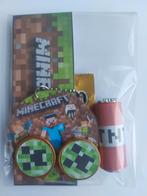 Minecraft traktatie zakje, Hobby en Vrije tijd, Ophalen of Verzenden, Nieuw, Feestartikel, Verjaardag