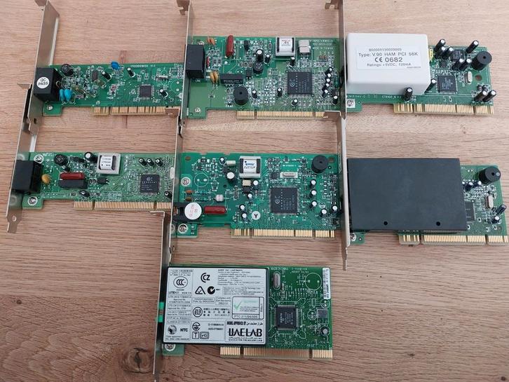 7x PCI Modem Kaarten, Computers en Software, Vintage Computers, Ophalen of Verzenden