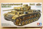 Tamiya 1/35 Panzerkampfwagen III Ausf. L Sd. Kfz. 141/1, Tank, 1:32 tot 1:50, Nieuw, Ophalen of Verzenden