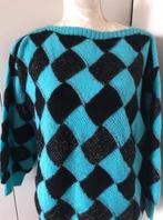Handgebreide Trui met Lurex, Kleding | Dames, Truien en Vesten, Ophalen of Verzenden, Zo goed als nieuw, Maat 38/40 (M), Zwart