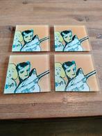 Vintage Herman Brood onderzetters., Ophalen of Verzenden, Gebruikt, Glas of Kopje