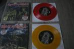 IRON MAIDEN OP SINGLE 2 X  JAPANSE PERSING SANCTUARY E.A., 7 inch, Single, Ophalen of Verzenden, Zo goed als nieuw